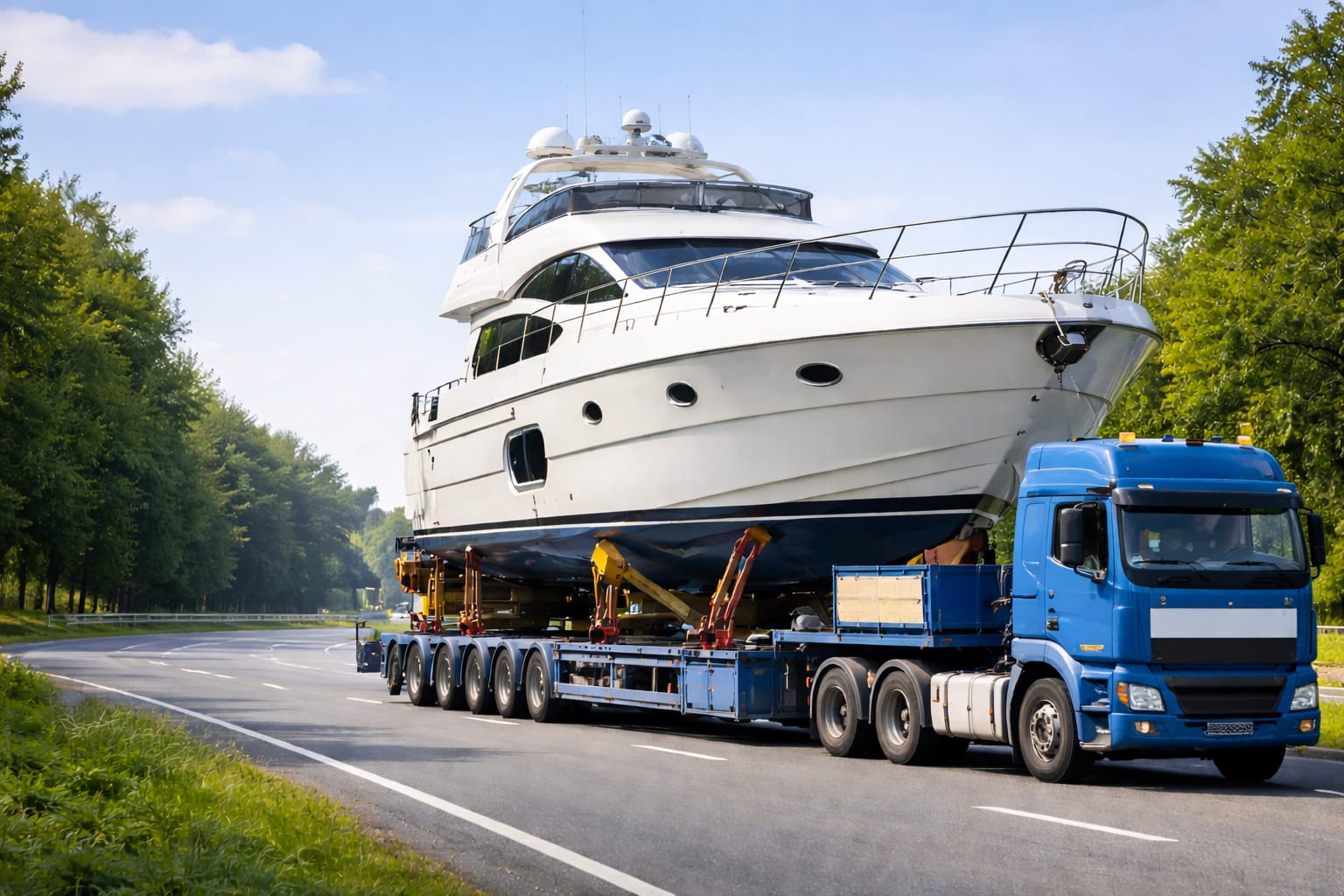 Transport łodzi i jachtów Transport łodzi i jachtów