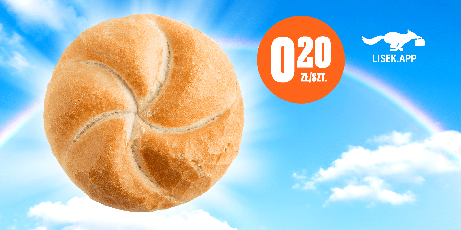 Lisek dowiózł najtwardszy news stycznia – kajzerka tańsza niż w Żabce. O 5 groszy