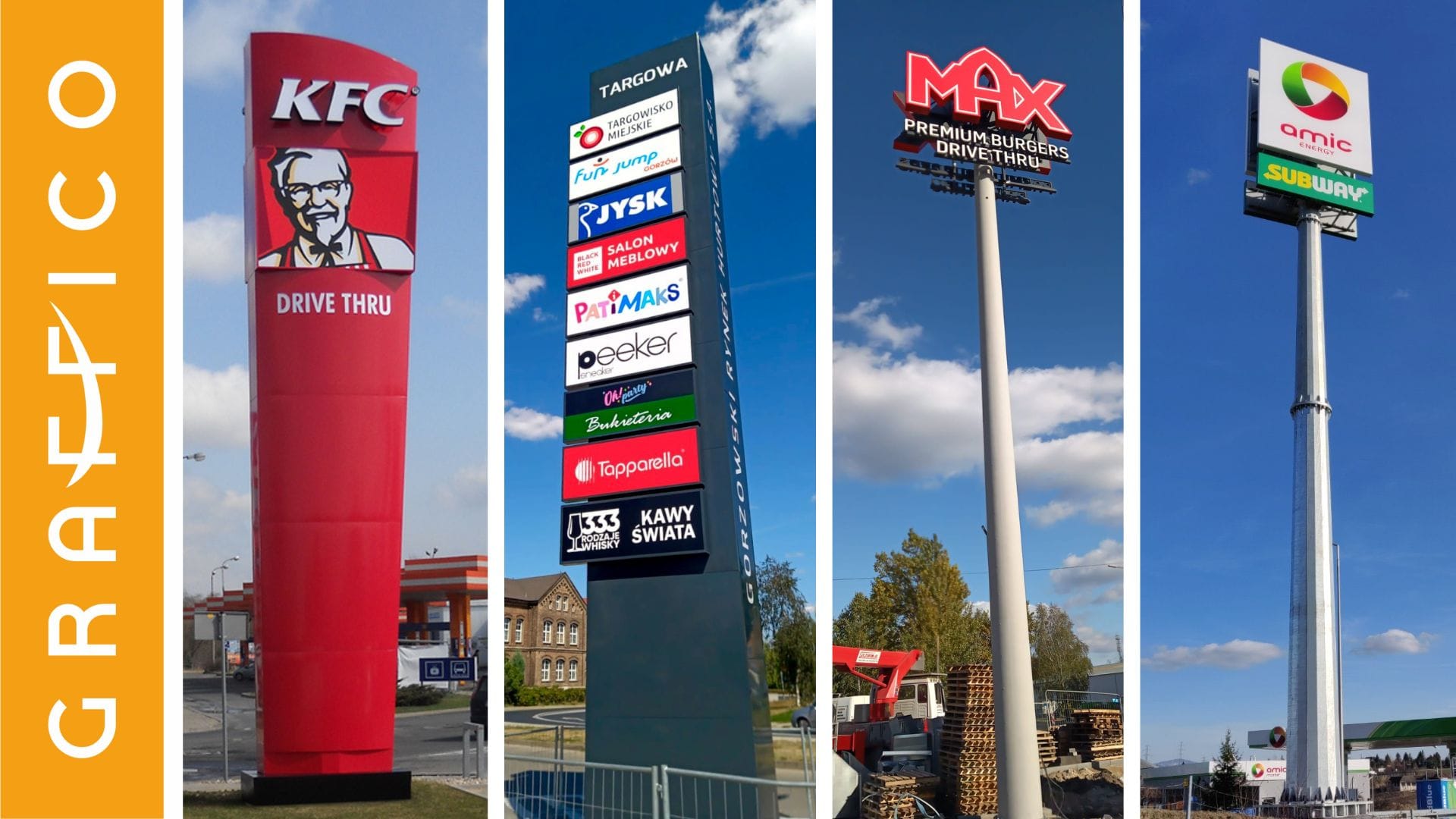pylony reklamowe
