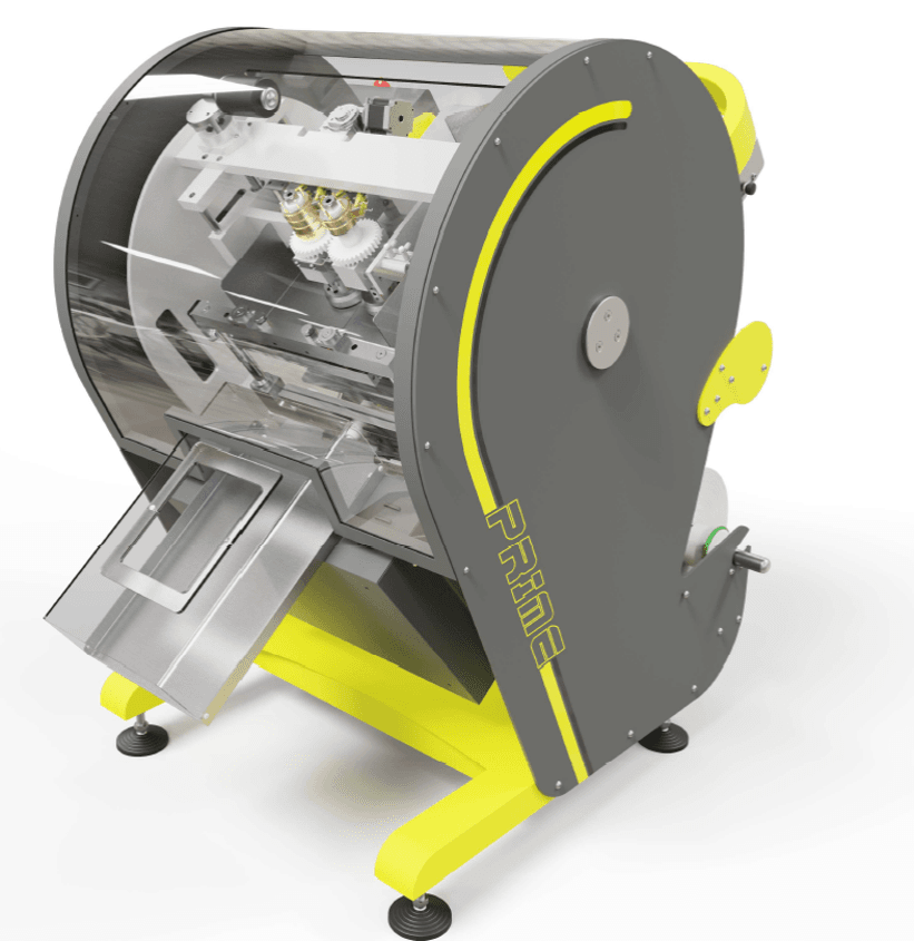  Profesjonalne urządzenia pionowe marki Tarpak przeznaczone do precyzyjnego pakowania produktów sypkich w szczelne gotowe opakowania foliowe.